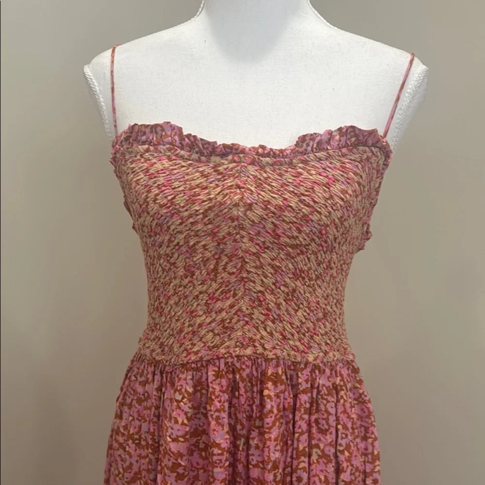 Free People Pink Floral Maxi Sundress - Picture 3 of 9
